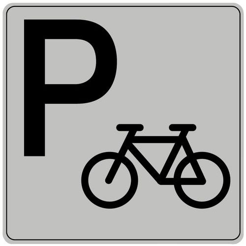Pittogramma ISO 7001 simbolo parcheggio per biciclette 200x200 mm,