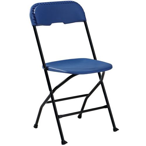 Sedia Pieghevole Toom Colore:Blu/Nero H seduta:46,