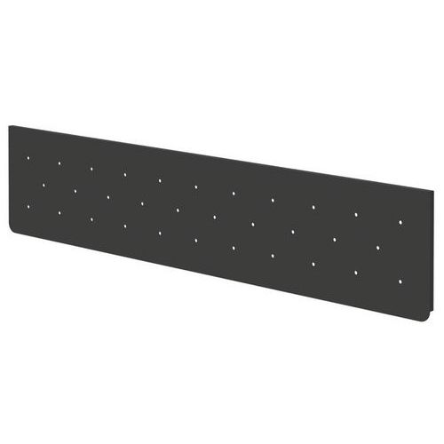 Pannello di fondo grigio scuro - Pure - Lunghezza 169 cm,