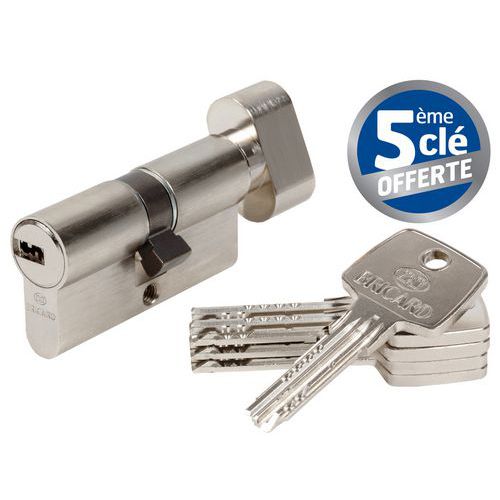 Cilindro Bricard Astral 30+30 a pulsante,