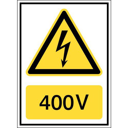 400 V -Tipo: adesivo, lunghezza: 21 cm, larghezza:,