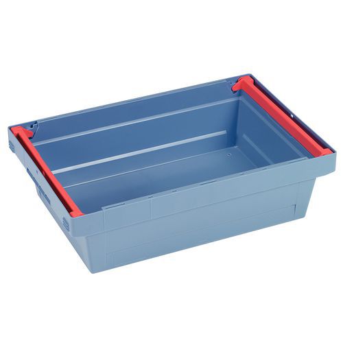 Contenitore 16L Impilabile Polipropilene Blu,