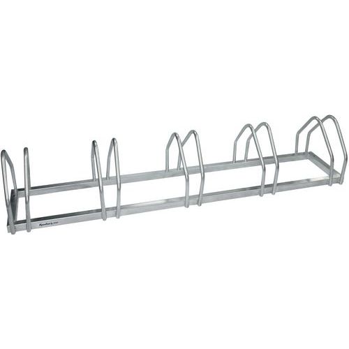 Portabiciclette da 5 posti fissaggio al suolo faccia a faccia,