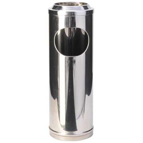 Posacenere gettacarte Metallo Vernice Epossidica Nera 11 L,