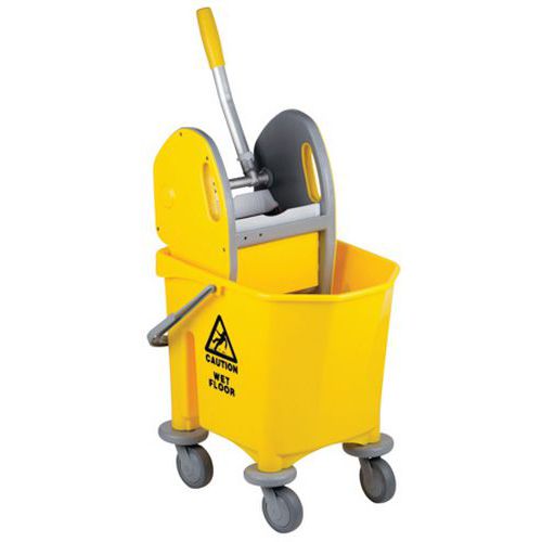 Secchio monovasca con strizzatore Polipropilene 25 lt,