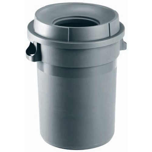 Gettacarte con coperchio a imbuto Polipropilene 80 lt,