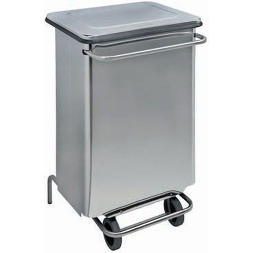 Contenitore mobile a pedale auto-estinguente Acciaio inox AISI 430 70 lt,