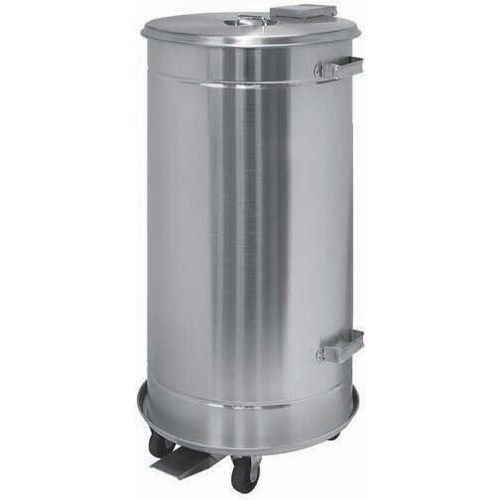Contenitore mobile a pedale a tenuta stagna Acciaio inox AISI 304 90 lt,