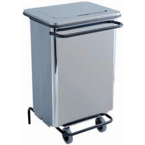 Contenitore mobile a pedale Acciaio inox AISI 430 70 lt,