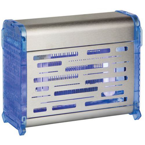 Sterminatore d'insetti con griglia elettrica Acciaio inox AISI 430 Satinato Blu 40 W,