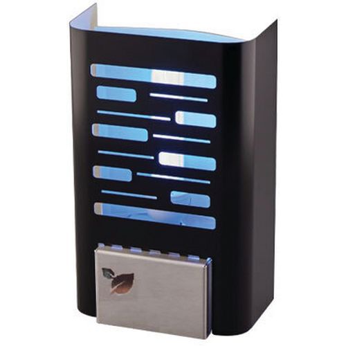 Sterminatori d’insetti d’arredo con carta moschicida Metallo Verniciato Nero 20 W,