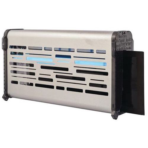 Sterminatore d'insetti d'arredo con carta moschicida Acciaio inox AISI 430 30 W,