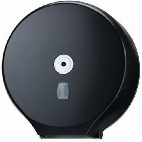 Distributore di carta igienica in rotolo ABS Verniciato Nero 400 mt,