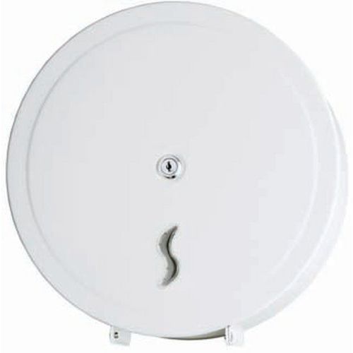 Distributore di carta igienica in rotolo (400 m) Metallo Vernice Epossidica Bianca 400 mt,