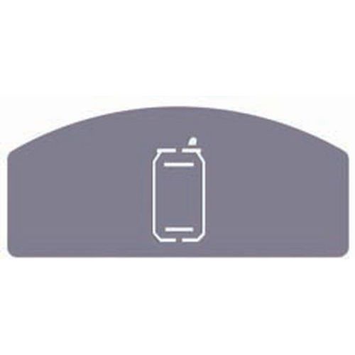 Inserto simbolo metallo per Koala Metallo Vernice Epossidica Grigia,