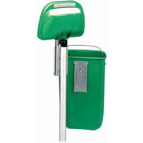 Palo per gettacarte Classic Acciaio,