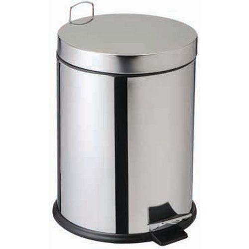 Pattumiera a pedale Acciaio inox AISI 304 14 lt,