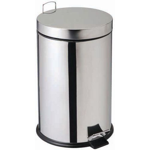 Pattumiera a pedale Acciaio inox AISI 304 20 lt,