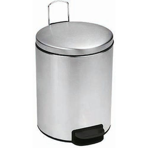 Pattumiera a pedale con coperchio a chiusura silenziosa Acciaio inox AISI 430 Satinato 3 L,