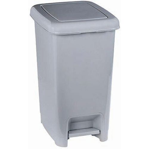 Pattumiera a pedale Grigio 10 lt,