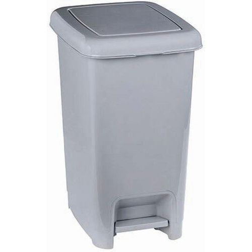 Pattumiera a pedale Grigio 25 lt,