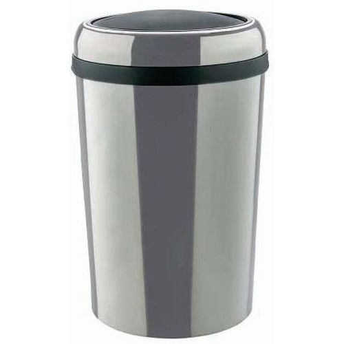 Gettacarte cilindrico con coperchio basculante Acciaio inox AISI 430 50 lt,