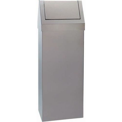 Gettacarte con sportello basculante inox Acciaio inox AISI 430 50 lt,