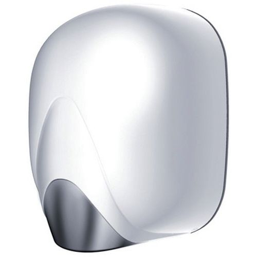 Asciugamani senza resistenza - a cono d’aria Alluminio Verniciato Bianco 1100 W,