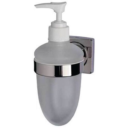Portasapone liquido Acciaio inox AISI 304-Vetro 180 ml,