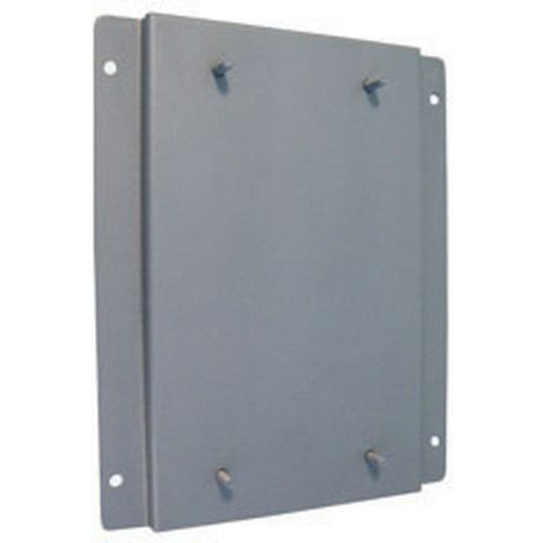 Staffa fissaggio murale per Pivo rettangolare Acciao Galvanizzato Grigio manganese,