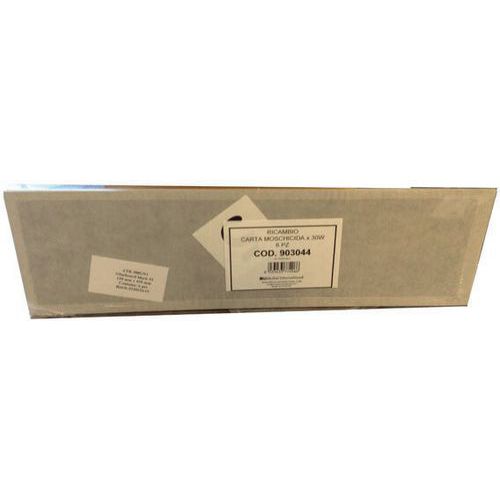 Carta moschicida (195x310 mm) Carta Rivestimento adesivo Bianco 6 pezzi,