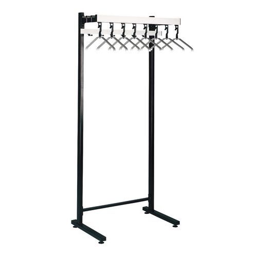 Appendiabiti Prof.66 cm Alluminio/Acciaio Material:Allumi,