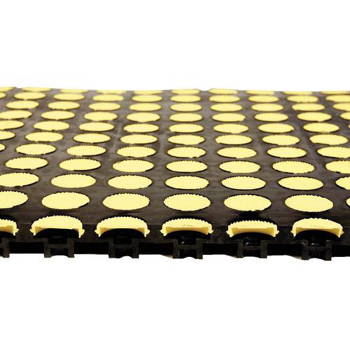 TAPPETI ANTIFATICA AMB. SECCO BOLLI GIALLI,