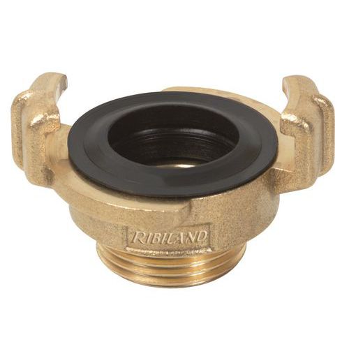 Raccordo rapido in ottone, filettatura maschio 11/2,