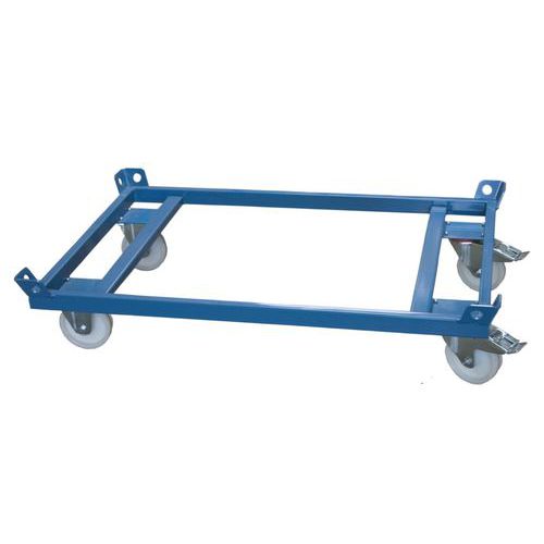 Base carrellata bassa per carichi pesanti 1000 kg 1200x800mm,