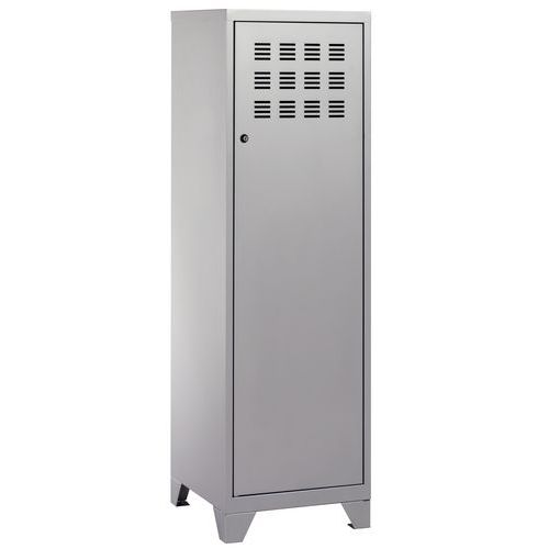 Maxiscomparto scrivania alluminio A134 x L40 x P40 cm su piedi,