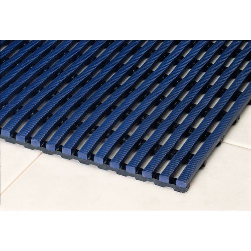 Griglia Heronrib, 122 cm x 10 m, blu scuro,