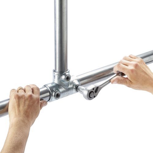 Tubo in zinco 2m - Connettori diametro 42 sendzimir,