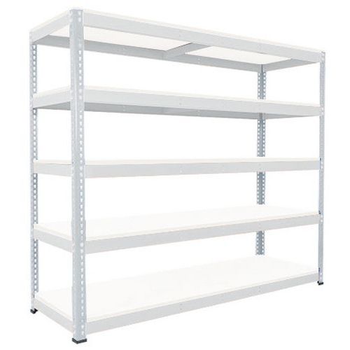 Scaffalatura Manutan Rapid 1 2440x2440x915 5 ripiani in melaminico zincato,