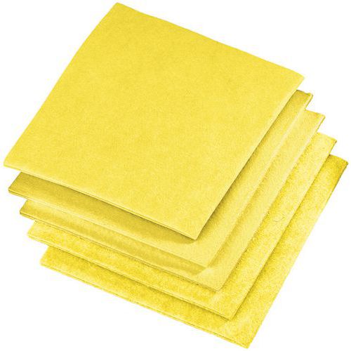 Set panno in viscosa 40x38 giallo,