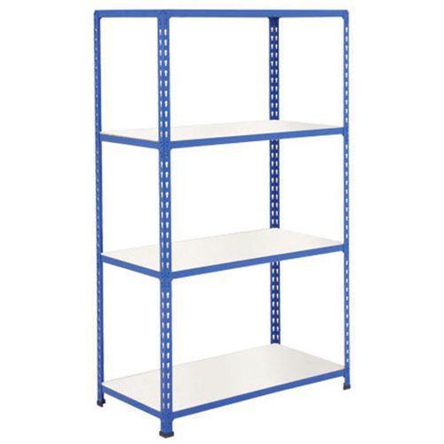Scaffalatura Manutan Rapid 2 1980x1220x610 blu 4 rip melam,