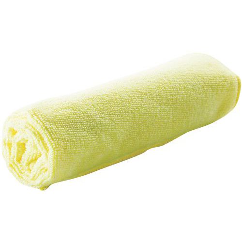 Panno quadrato in microfibra giallo,