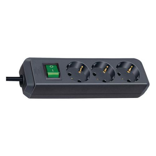 Presa multipla Eco-Line - 3 prese - 1,5 m,