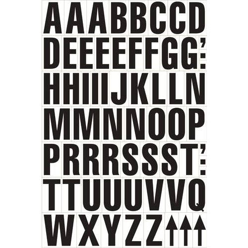 Foglio con lettere magnetiche bianco - Manutan,