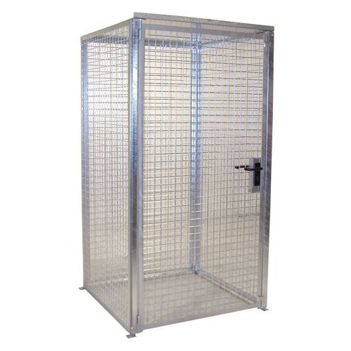 Cabina 1 porta per 16 bombole di gas,