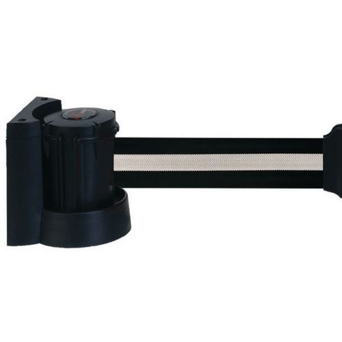 Supporto da parete con nastro nero/argento,