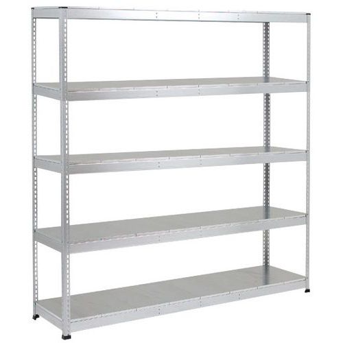 Scaffalatura Manutan Rapid 1 2440x2440x610 5 rip met zinc,