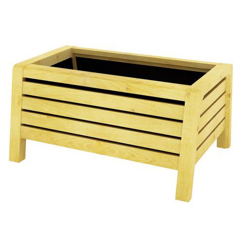 Fioriera Gaia 140x107 A 92 in legno di robinia,