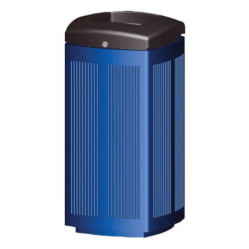 Pattumiera da esterno Toscane - 60 L - blu,