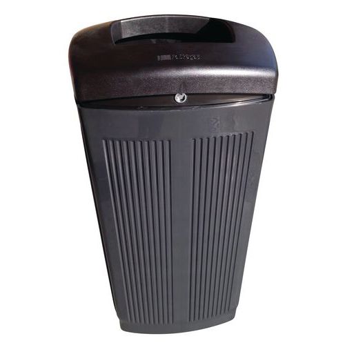 Pattumiera da esterno Toscane - 60 L - grigia,